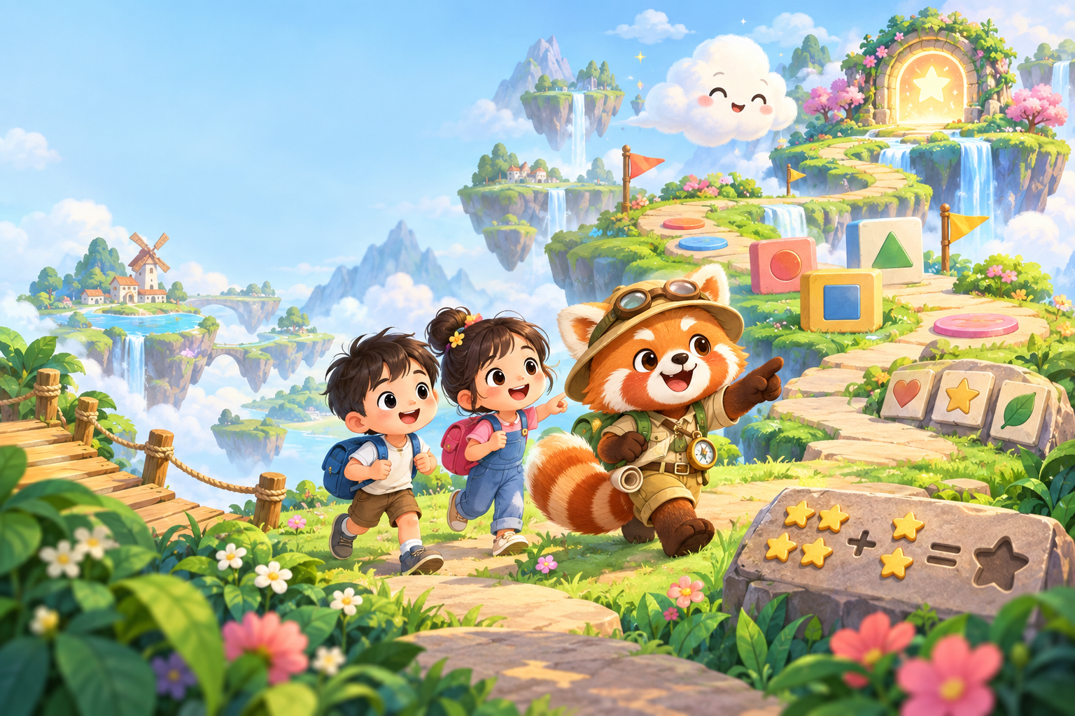 โลกเกมของแพนด้าแดงและเพื่อน ๆ